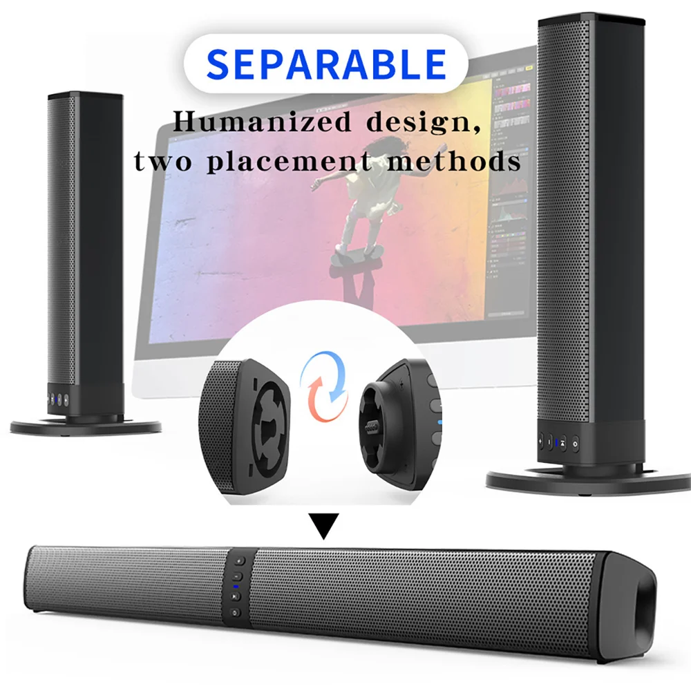 Home Cinema With Wireless Rear Speakers - Barra de som de tv sem