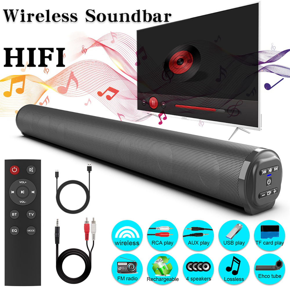 Home Cinema With Wireless Rear Speakers - Barra de som tv sistema de