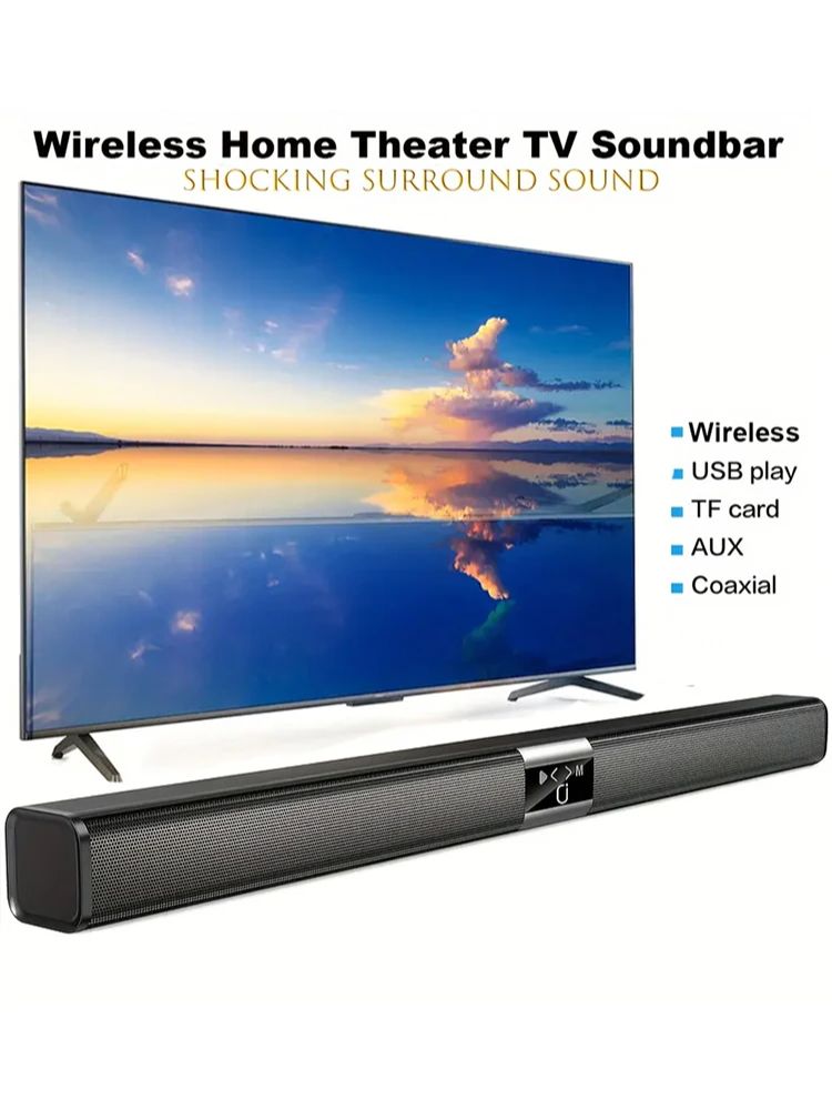 Home Cinema With Wireless Rear Speakers - Soundbar Cinema Hifi Sem Fio Bluetooth