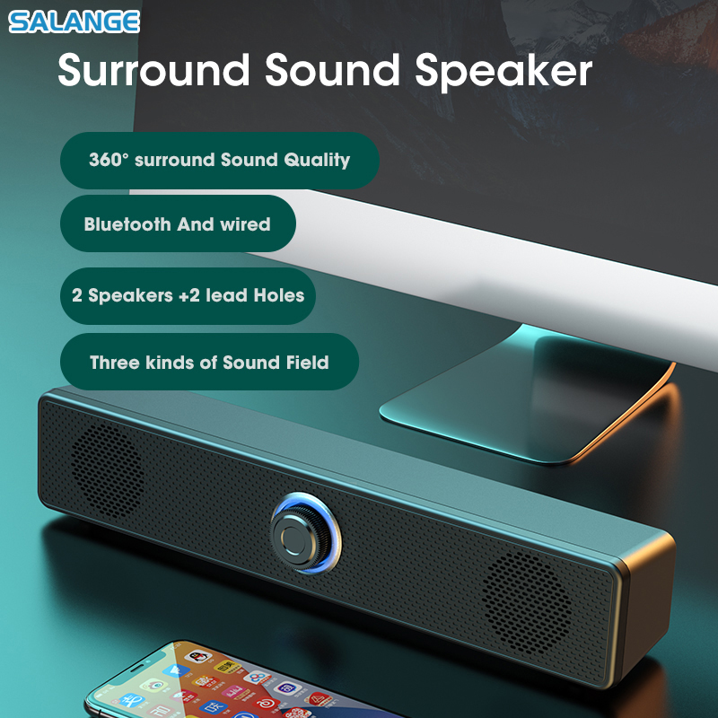 Home Cinema With Wireless Rear Speakers - Barra de som para pc, com