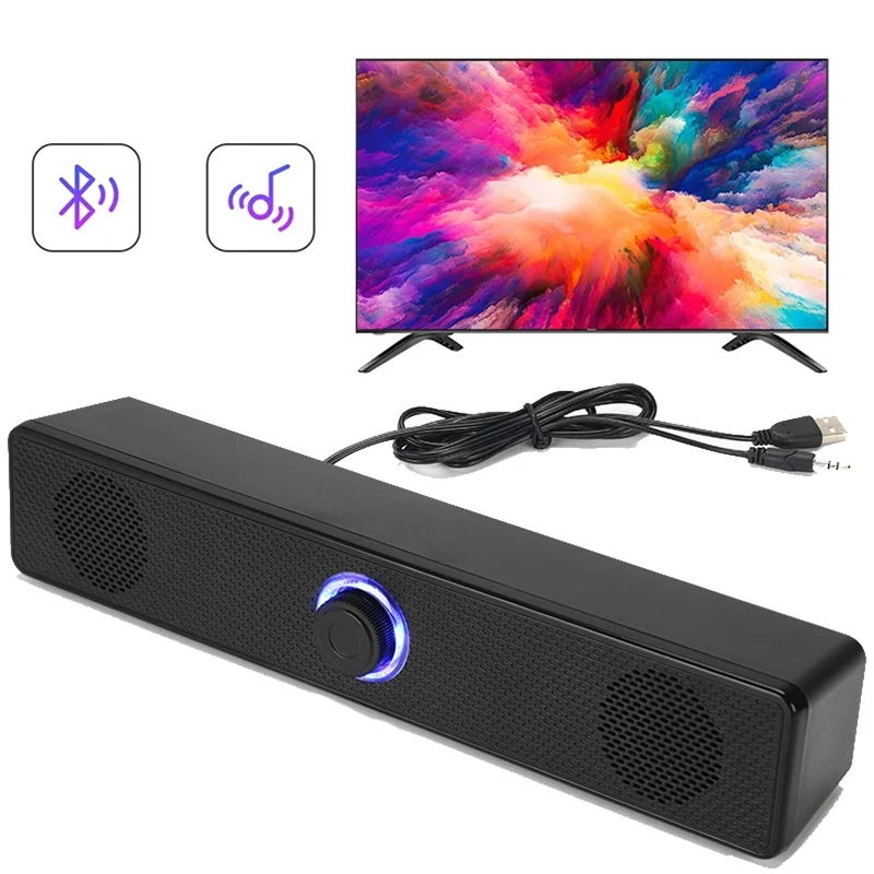 Home Cinema With Wireless Rear Speakers - Soundbar para PC com Conexão Fio