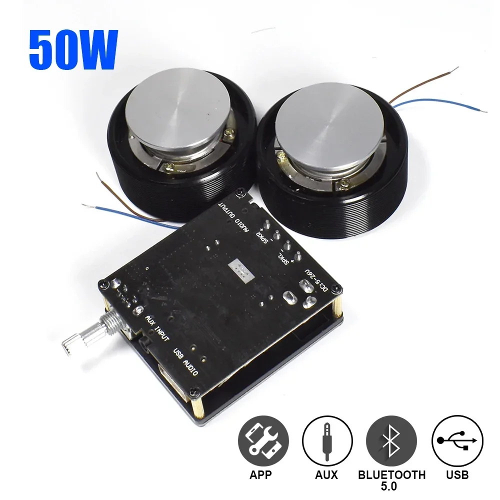 Home Cinema Audio System - 1 conjunto 50w 2.0 alto-falante de