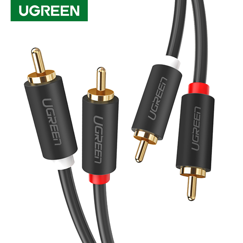 Home Cinema Player - 2RCA para 2 UGREEN RCA Macho