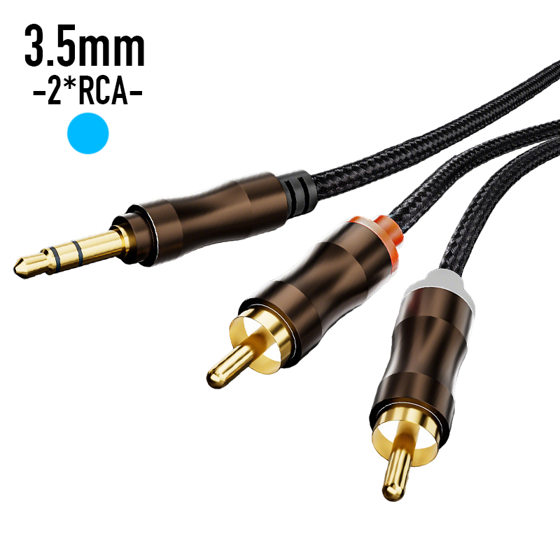 Home Cinema Player - Cabo de Áudio Auxiliar RCA para
