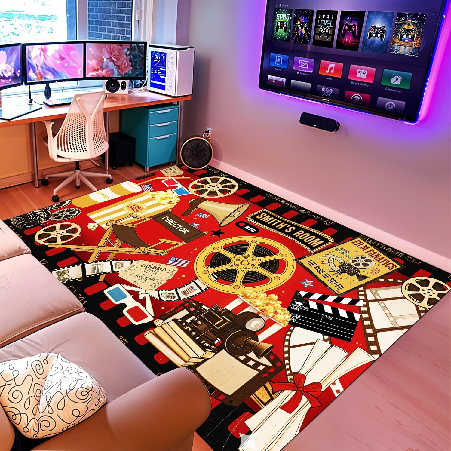 Tapete Temático de Cinema Pers - Home Cinema Flooring avaliação e preço