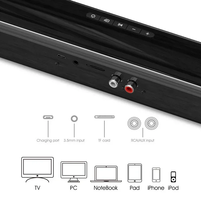 Novo BS-28B tv bluetooth alto- - Home Cinema With Wireless Rear Speakers avaliação e preço