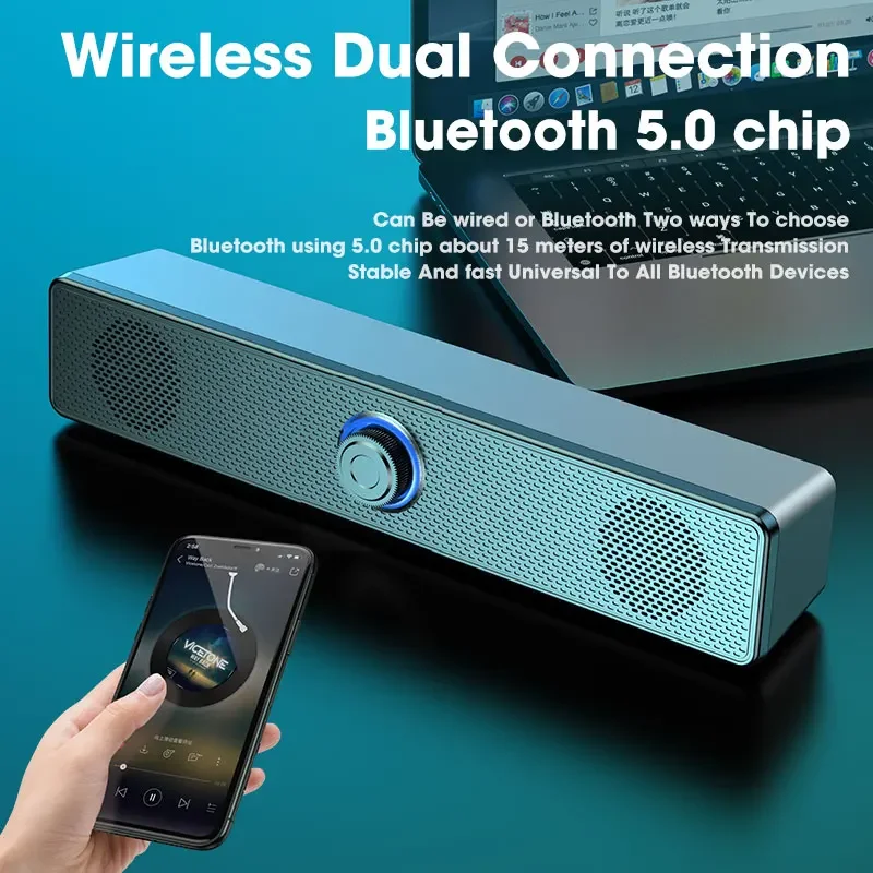 Soundbar para PC com Conexão F - Home Cinema With Wireless Rear Speakers avaliação e preço