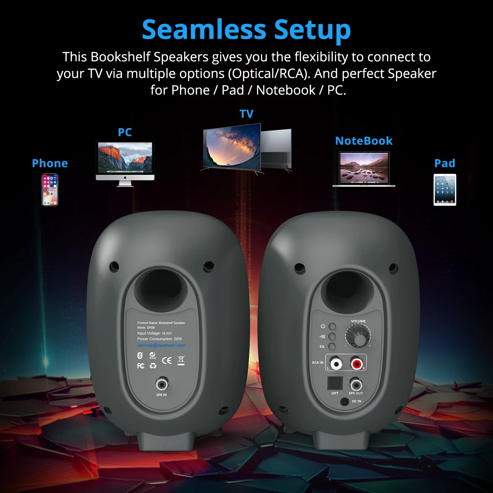 Caixas de Som Bluetooth para J - Home Cinema With Wireless Rear Speakers avaliação e preço