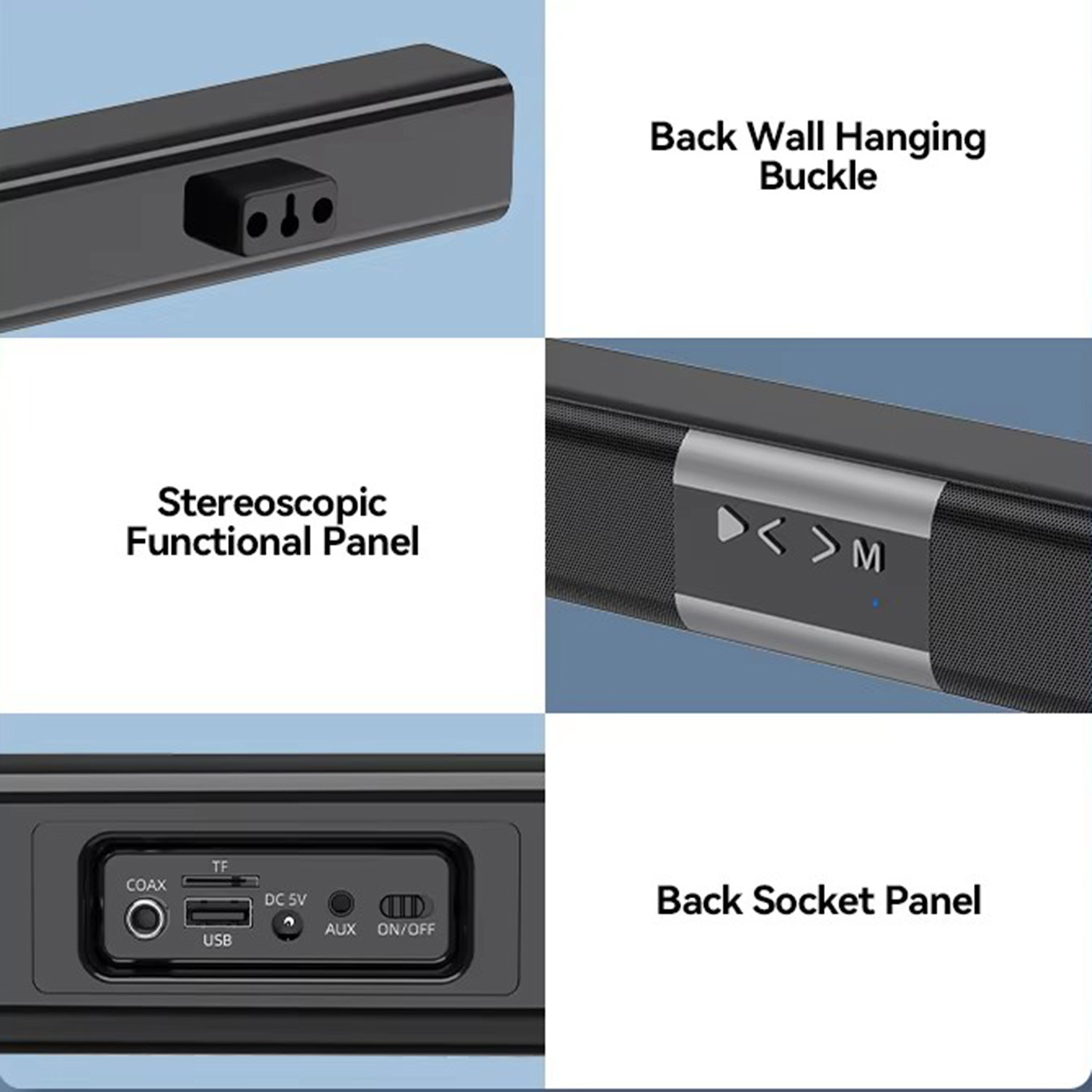 Caixa de Som Sem Fio, Bateria  - Home Cinema With Wireless Rear Speakers avaliação e preço